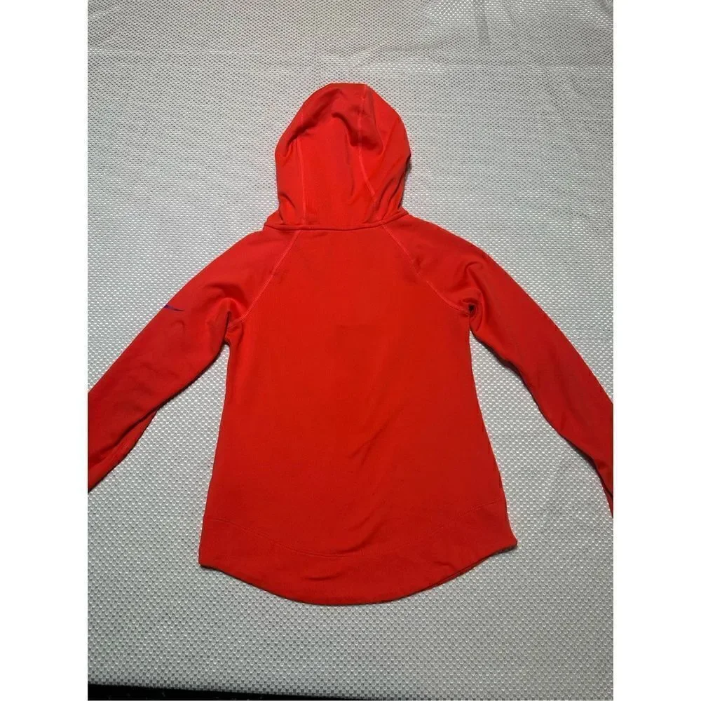 Nike pro orange kids hoodie (has flaws) size M
